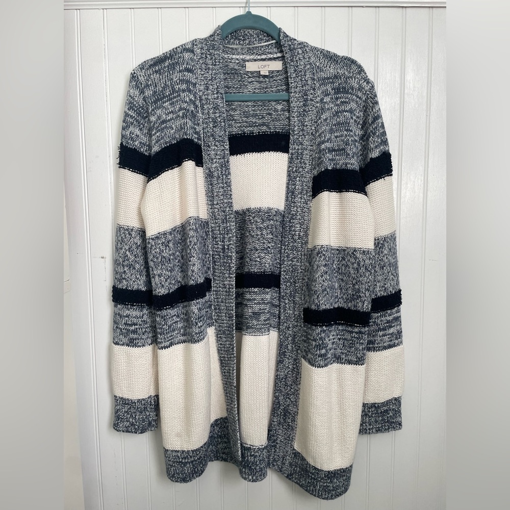 Loft stripped cardigan
